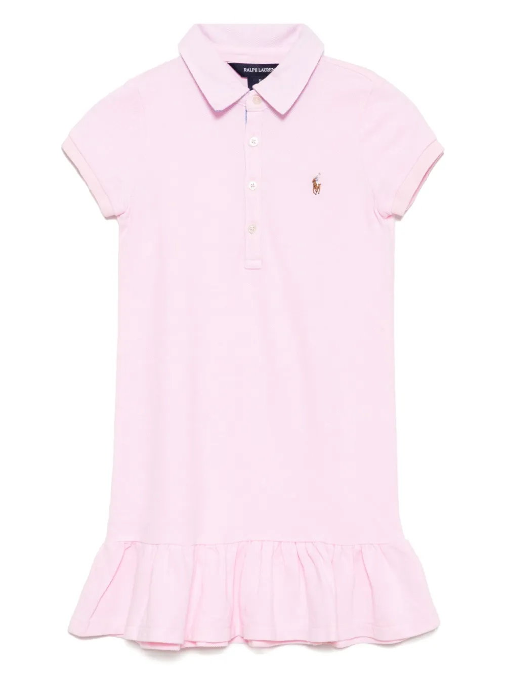 POLO RALPH LAUREN KIDS Polojurk met geborduurd logo Roze