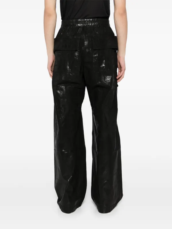 DRKSHDW | HOLLYWOOD CREATCH WIDE CARGO BLACK (RN) パンツ 黑 Rick Owens DRKSHDW Hollywood Creatch Wide Cargo Trousers