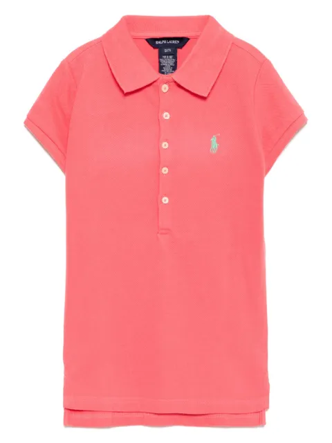 POLO RALPH LAUREN KIDS قميص بولو مطرز بشعار الماركة