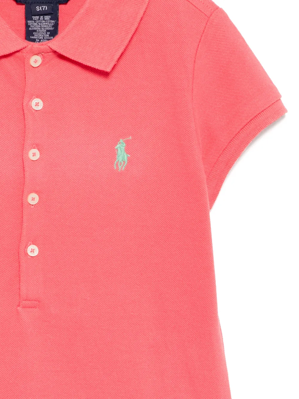 POLO RALPH LAUREN KIDS Poloshirt met geborduurd logo Roze
