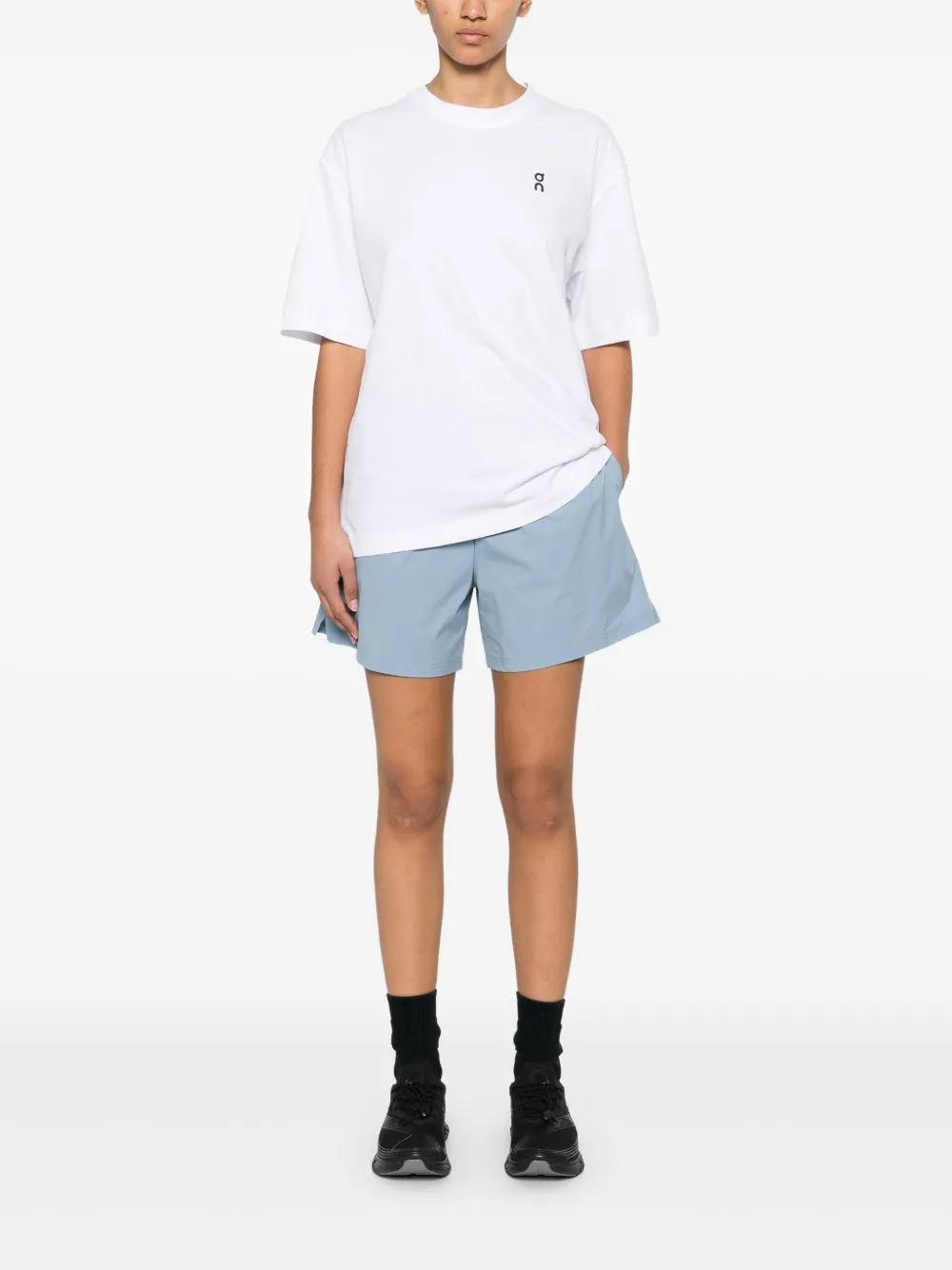 On Running Club performance T-shirt - Wit