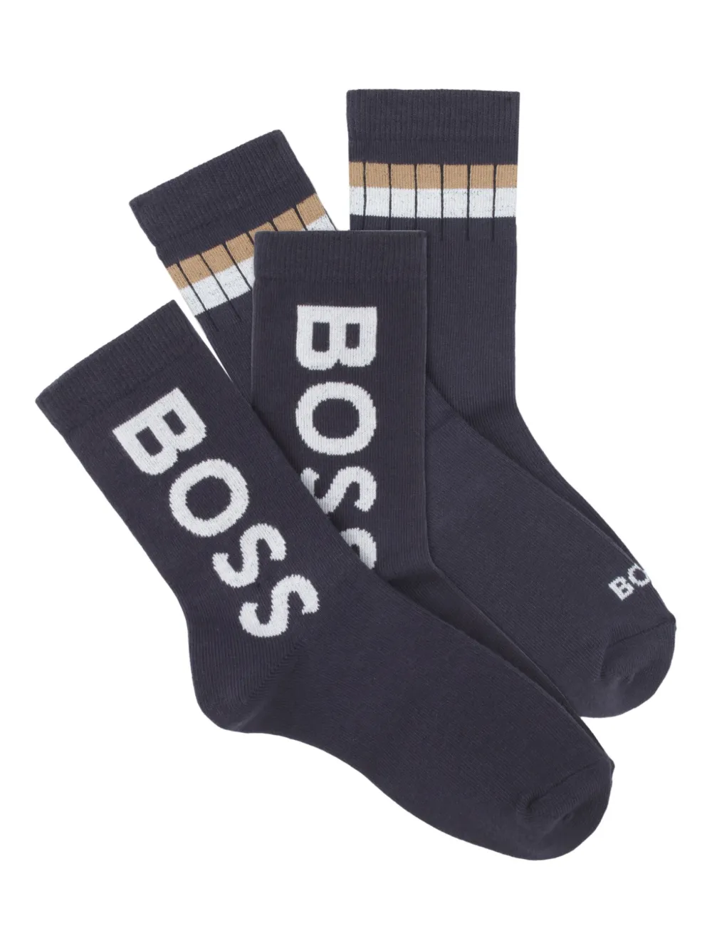 BOSS Kidswear Set di 2 paia di calzini con logo | blu | Image 1