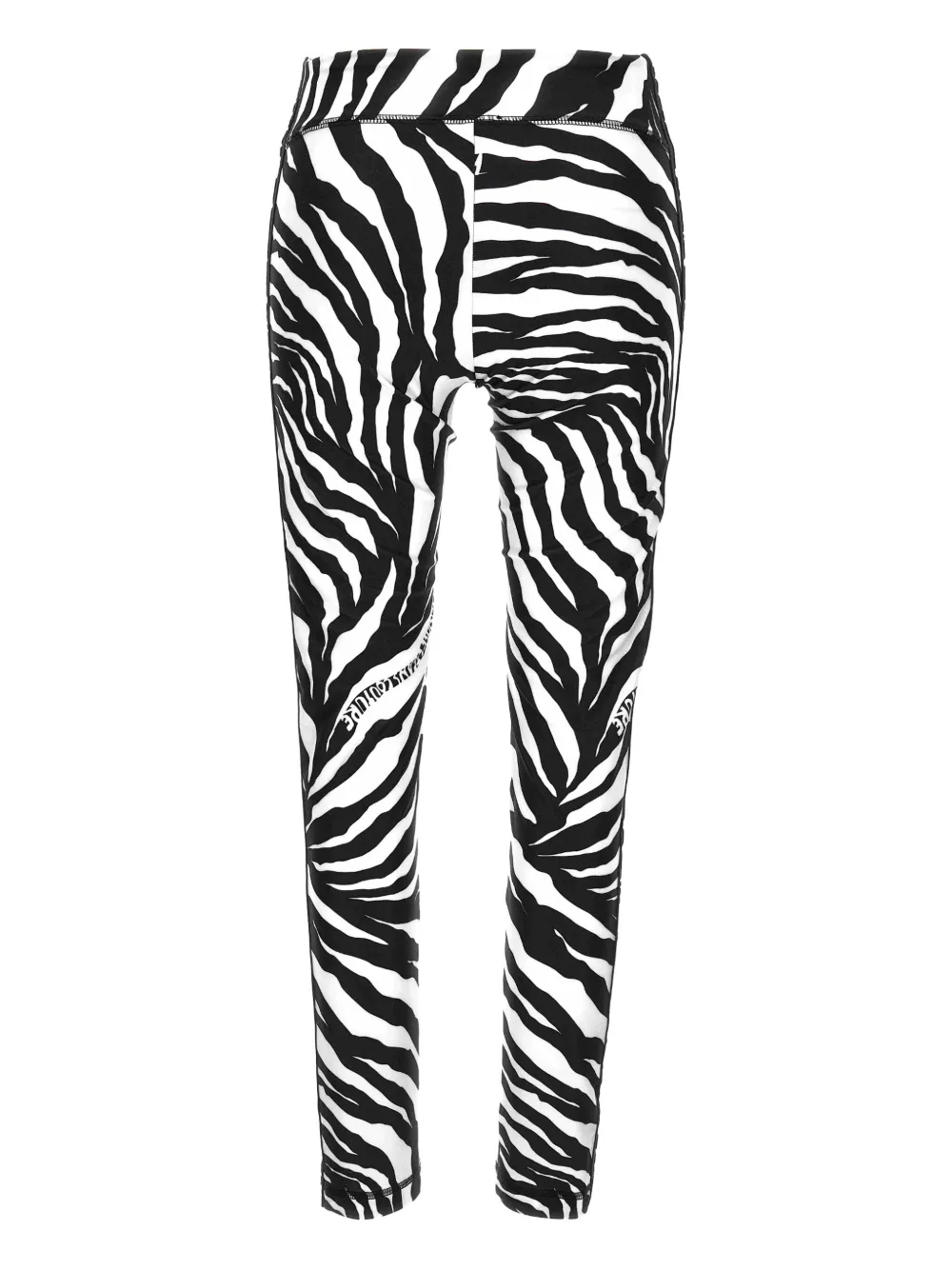 Versace Jeans Couture Legging met zebraprint - Zwart