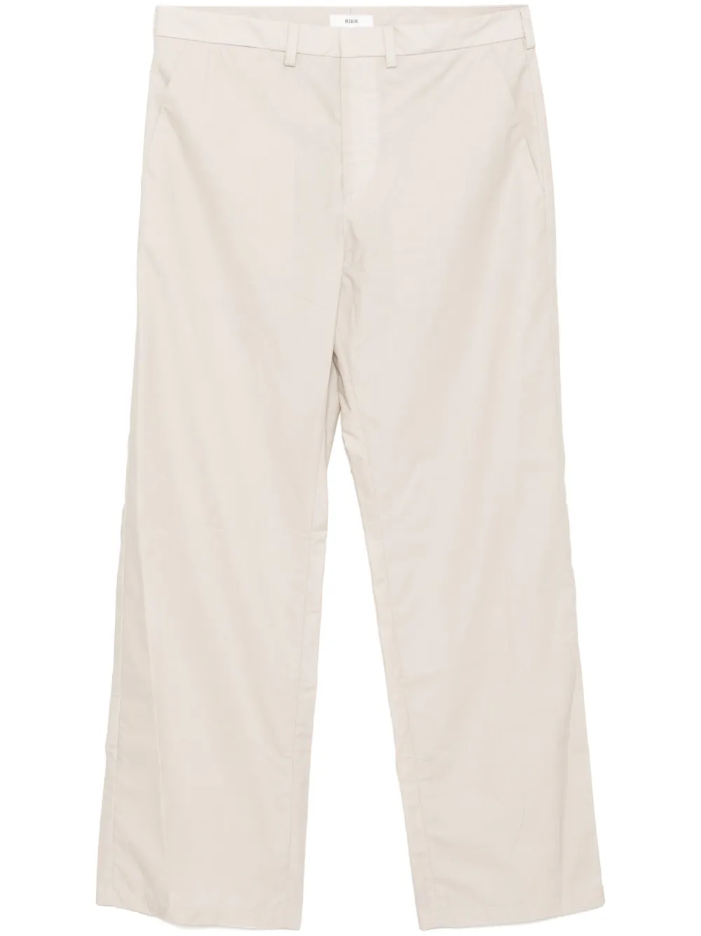 Waxed Poplin trousers