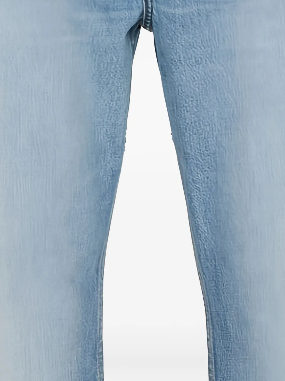 FRAME Jeans met knoop- en ritssluiting Blauw
