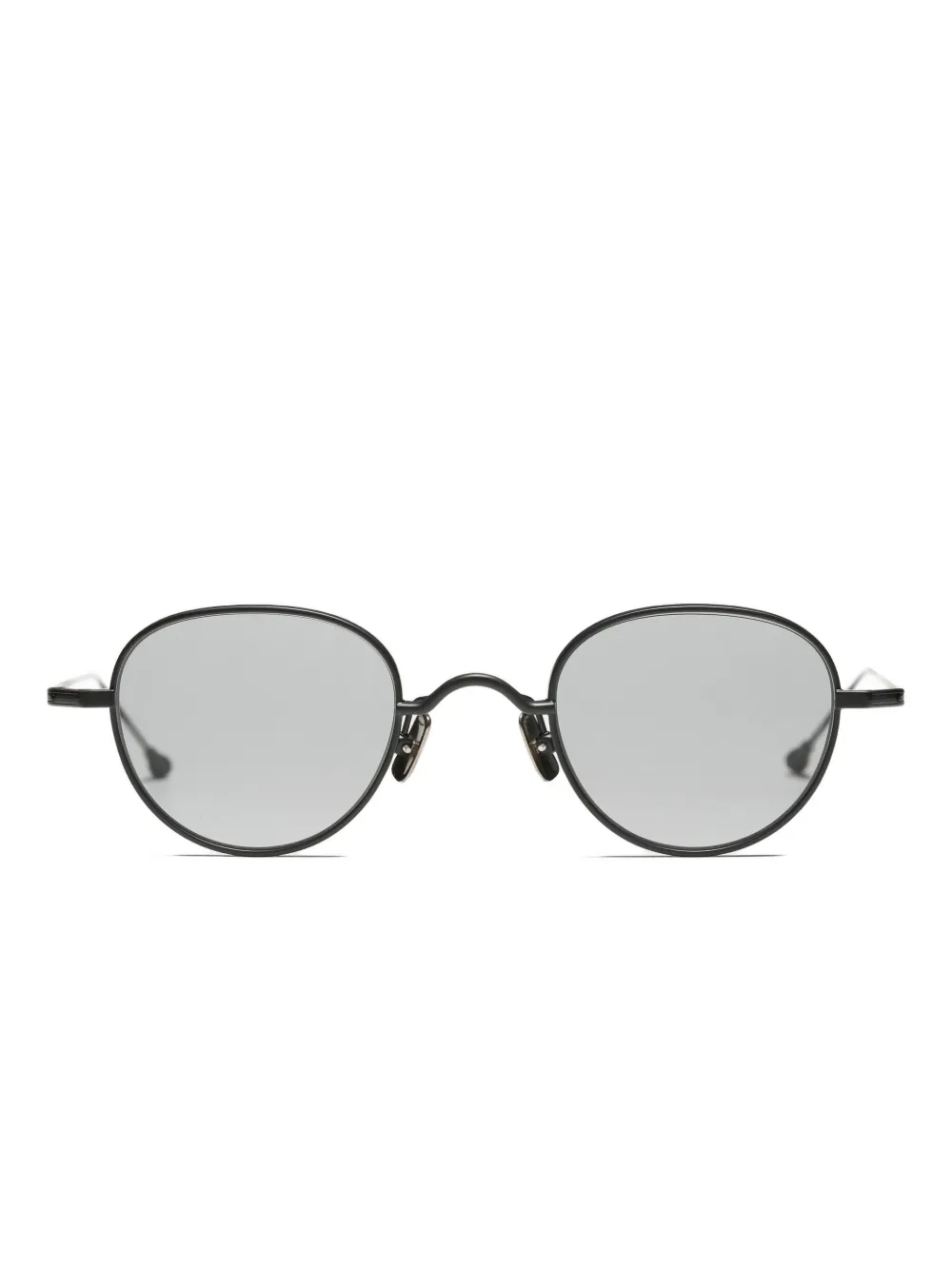Peter & May Walk Guru titanium oval-frame sunglasses | Black | Image 1
