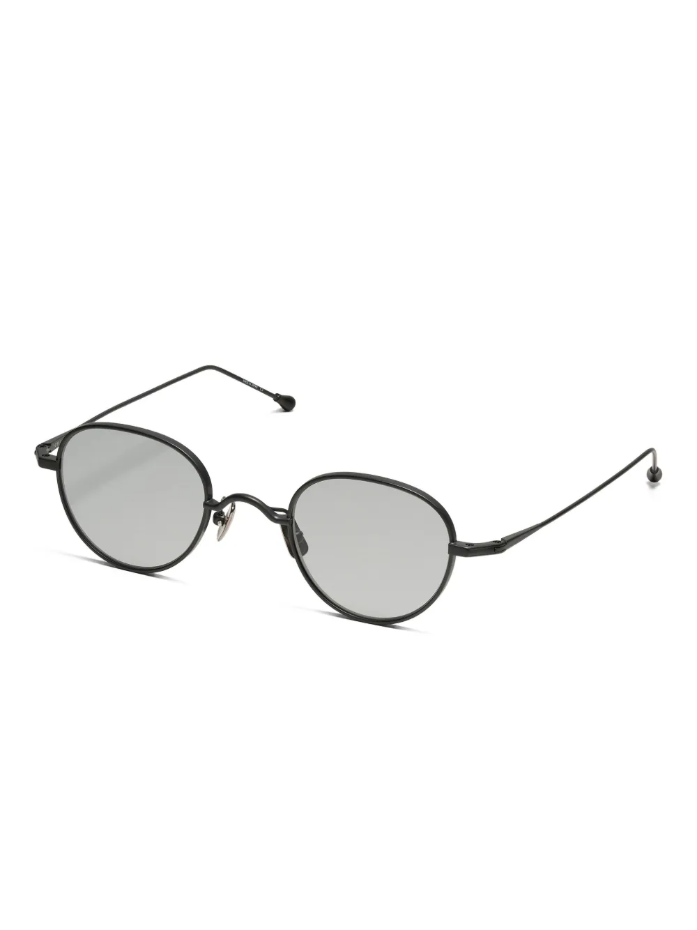 Peter & May Walk Guru titanium zonnebril met ovalen montuur - Zwart