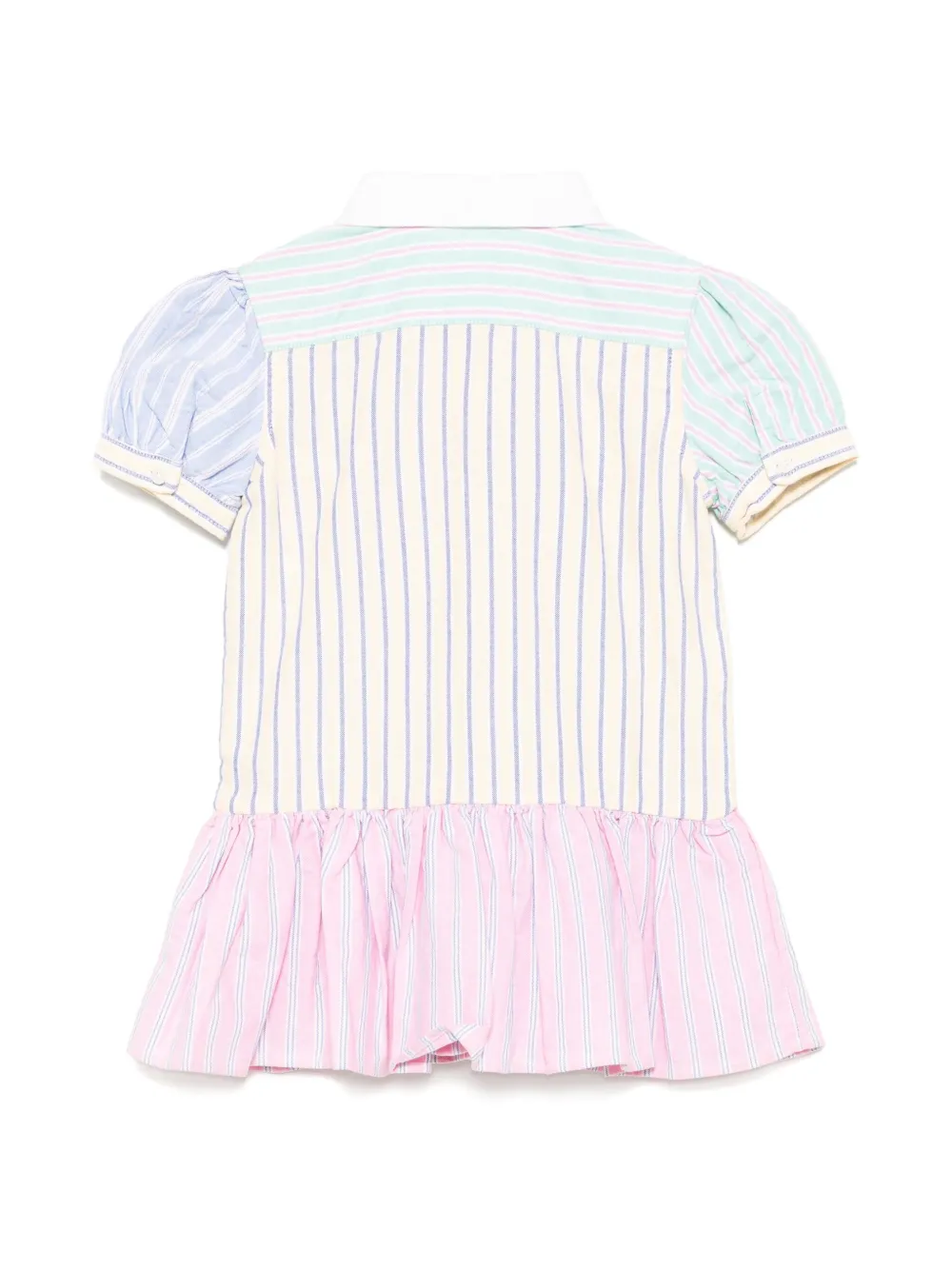 POLO RALPH LAUREN KIDS Blousejurk met geborduurd logo - Roze