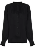 Gloria Coelho band-collar shirt - Black