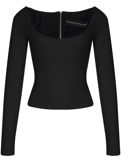 Gloria Coelho scoop-neck top