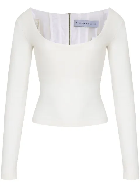Gloria Coelho top estilo corset