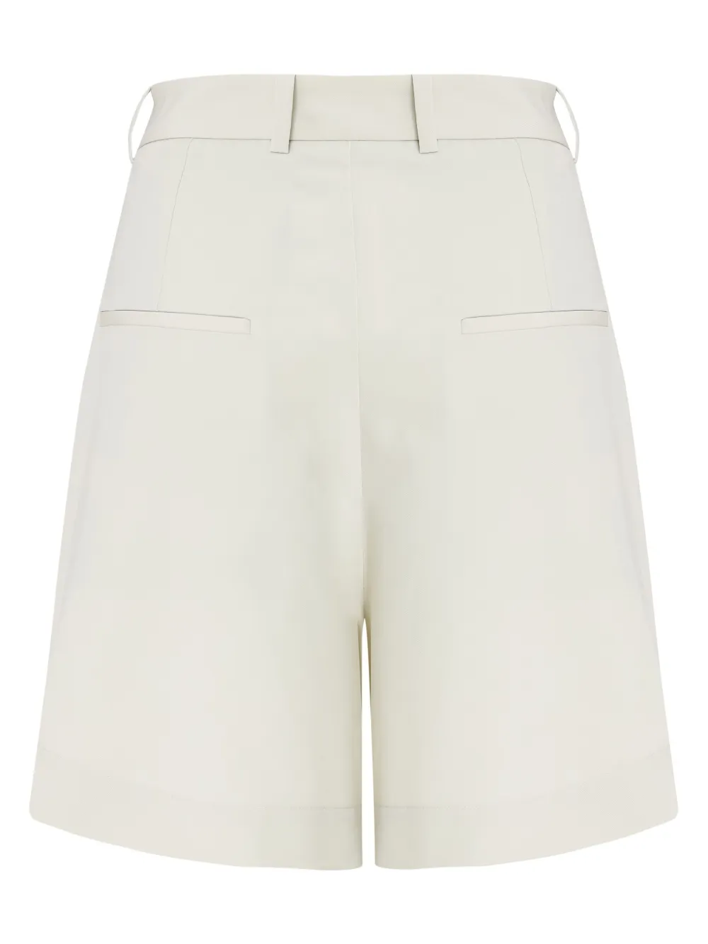 Gloria Coelho pleated wide-leg shorts - Beige