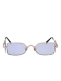 Matsuda rectangle-frame sunglasses - Gold
