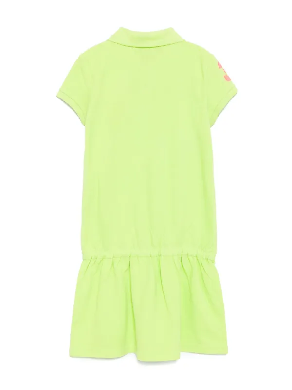 POLO RALPH LAUREN KIDS logo-embroidered Polo Dress | Green | FARFETCH