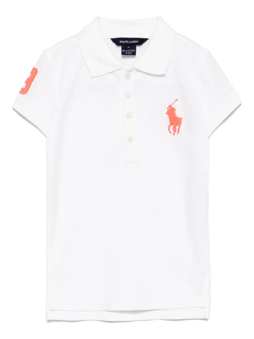 POLO RALPH LAUREN KIDS Poloshirt met geborduurd logo Wit