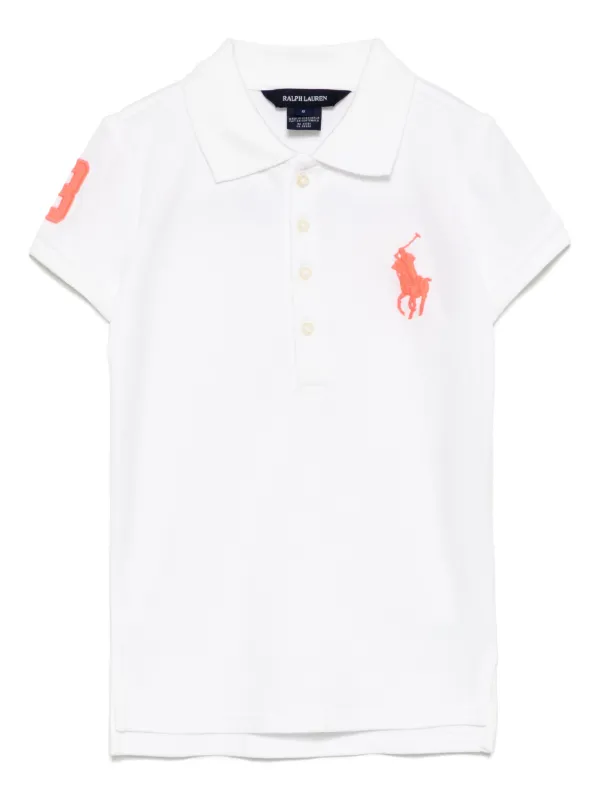 POLO RALPH LAUREN KIDS logo-embroidered Polo Shirt White FARFETCH PH