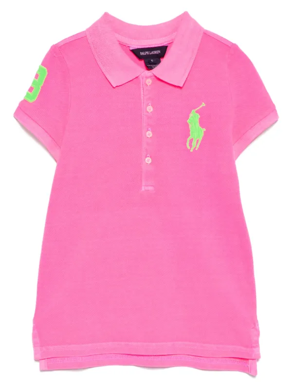 POLO RALPH LAUREN KIDS ポロワンピース | ピンク | FARFETCH JP
