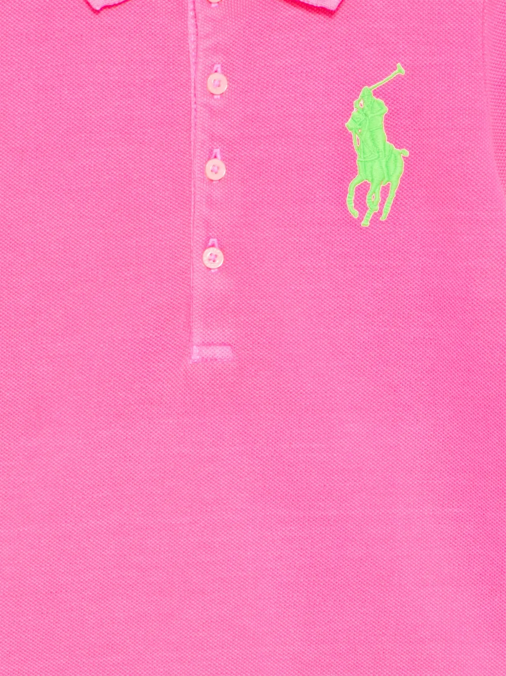 POLO RALPH LAUREN KIDS Polojurk met geborduurd logo Roze