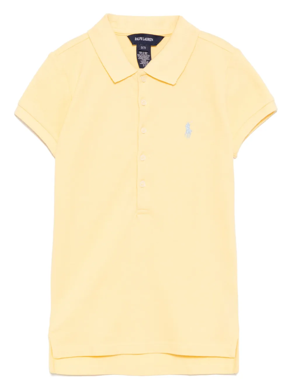POLO RALPH LAUREN KIDS Poloshirt met geborduurd logo Geel