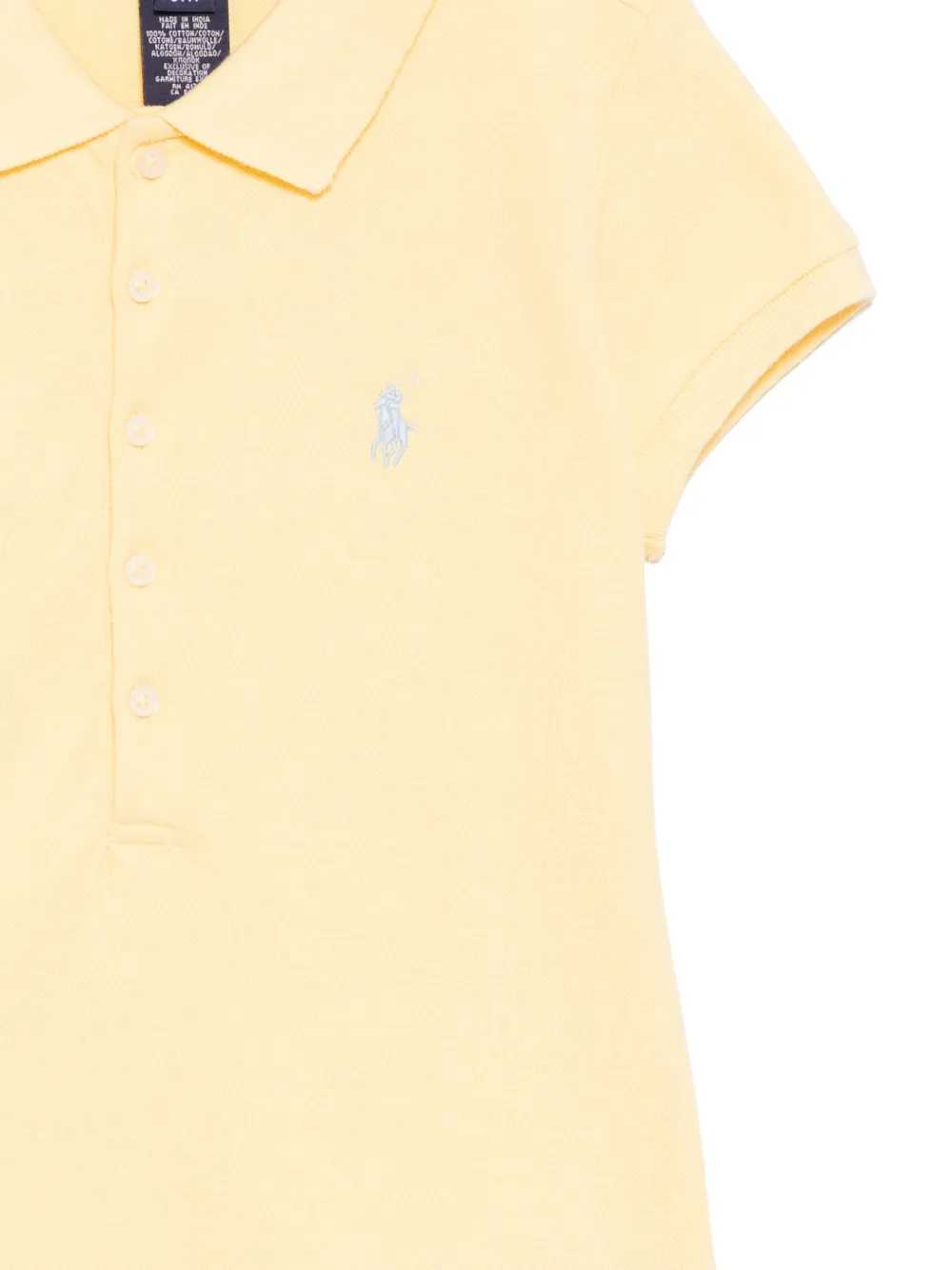 POLO RALPH LAUREN KIDS Poloshirt met geborduurd logo Geel