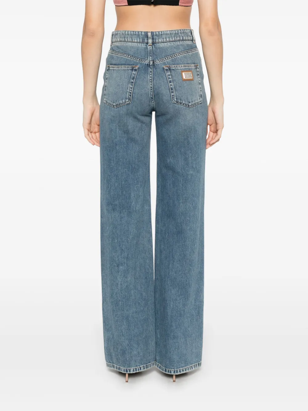 Dolce & Gabbana Straight jeans Blauw