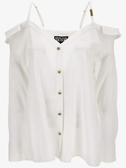 Versace Jeans Couture off-shoulder blouse