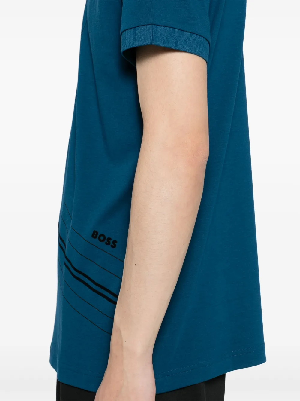 BOSS Paddy poloshirt Blauw