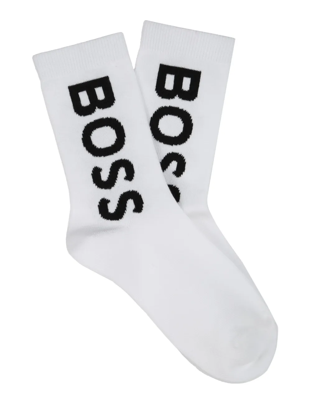 BOSS Kidswear logo-motif socks (pack of two) - Wit