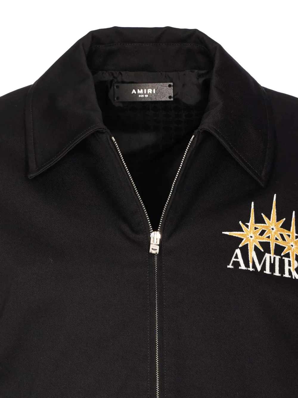 AMIRI Katoenen jack met logo Zwart