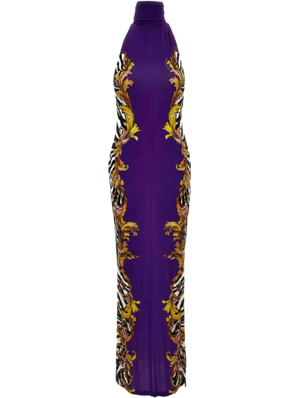 ワンピース VERSACE JEANS COUTURE Woman Dress Violet 78HAO9P4ES141 322 VERSACE JEANS COUTURE: Dress woman - Violet | Versace Jeans