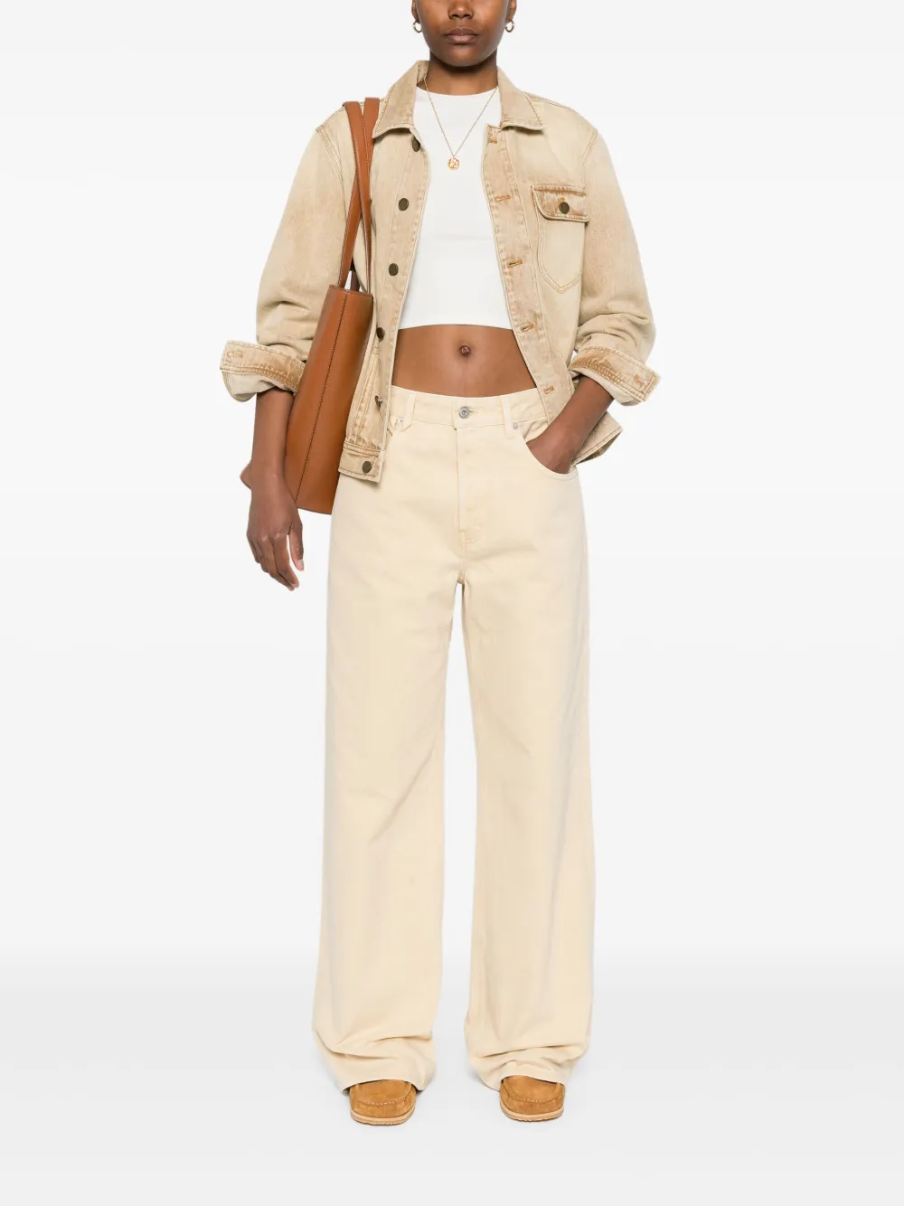 Jacquemus De-Nimes jeans - Geel