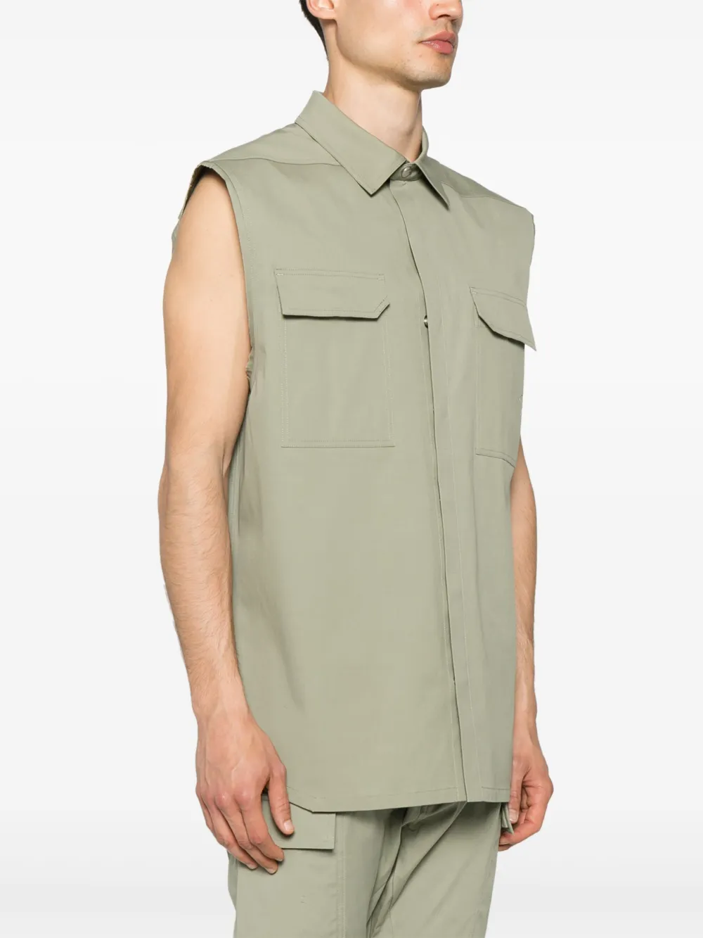 Rick Owens Jumbo overhemd Groen