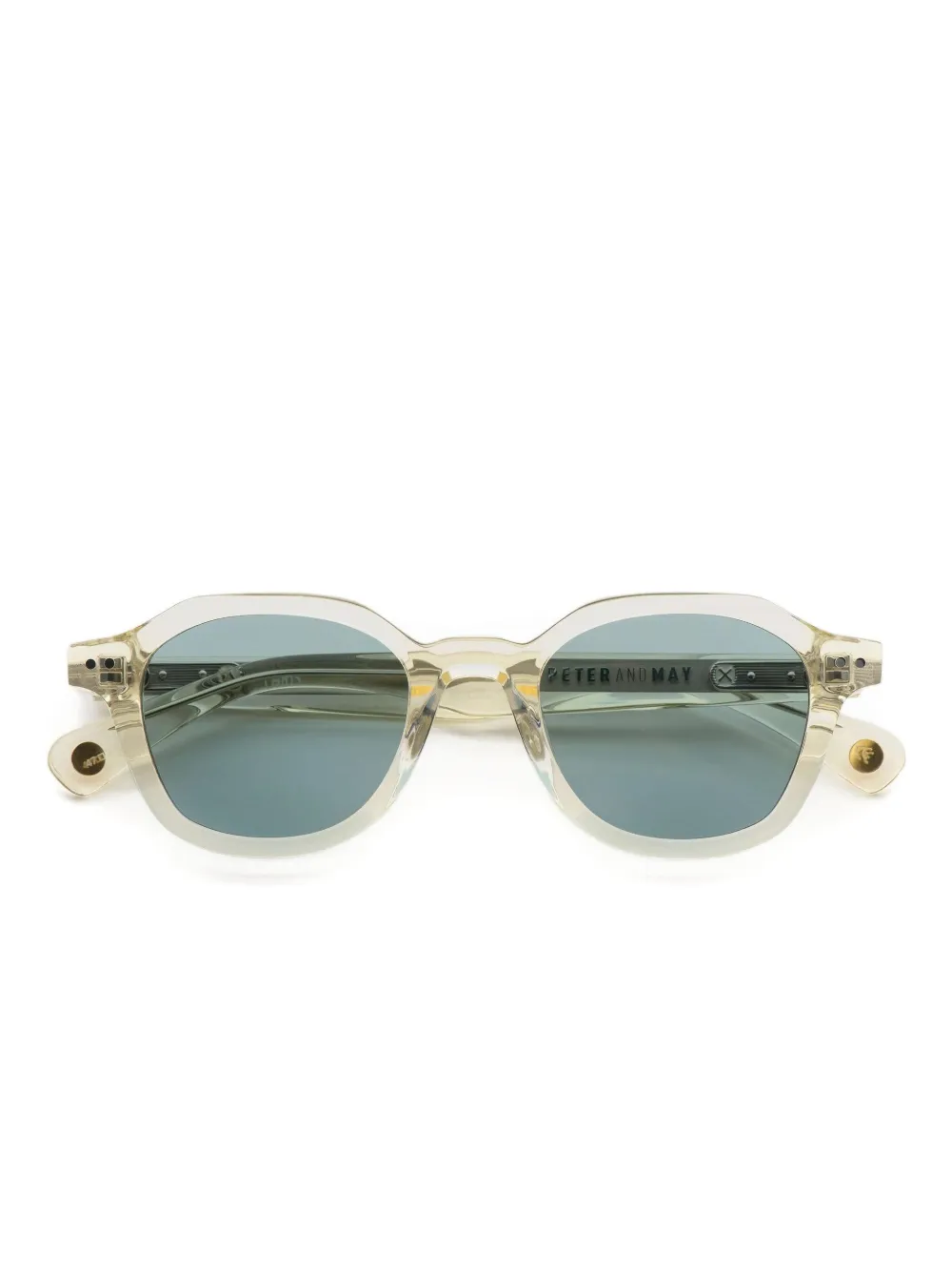 Peter & May Walk Sky round-frame sunglasses - Bianco