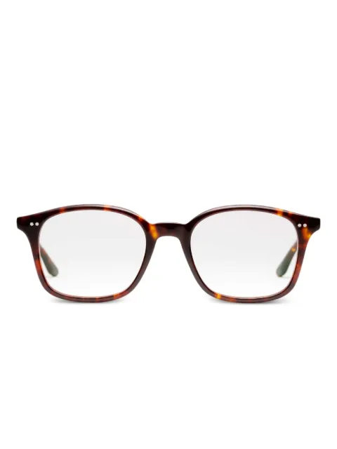 Peter & May Walk My Queen tortoise square-frame glasses