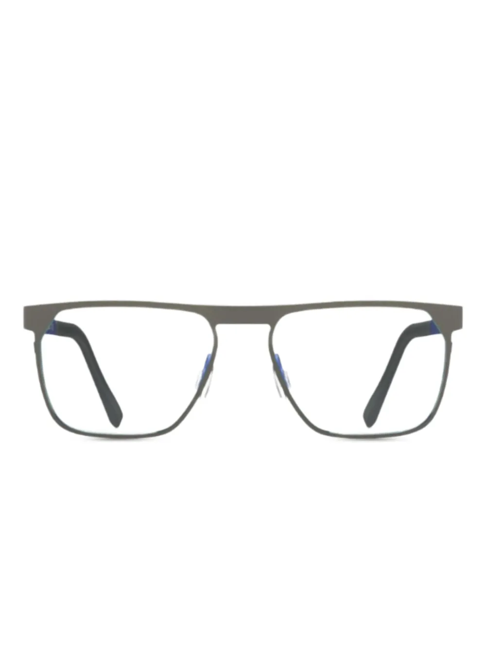 Blackfin Trenton rectangle-frame glasses | Silver | Image 1