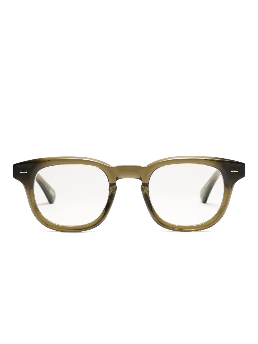 Peter & May Walk lunettes de vue carrées Last Night en acétate | vert | Image 1