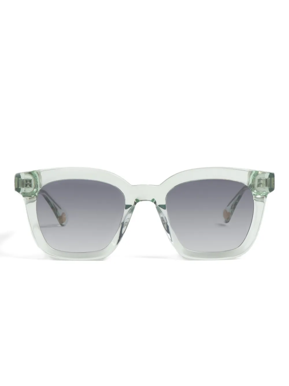 Peter & May Walk geometric-frame acetate sunglasses - Verde