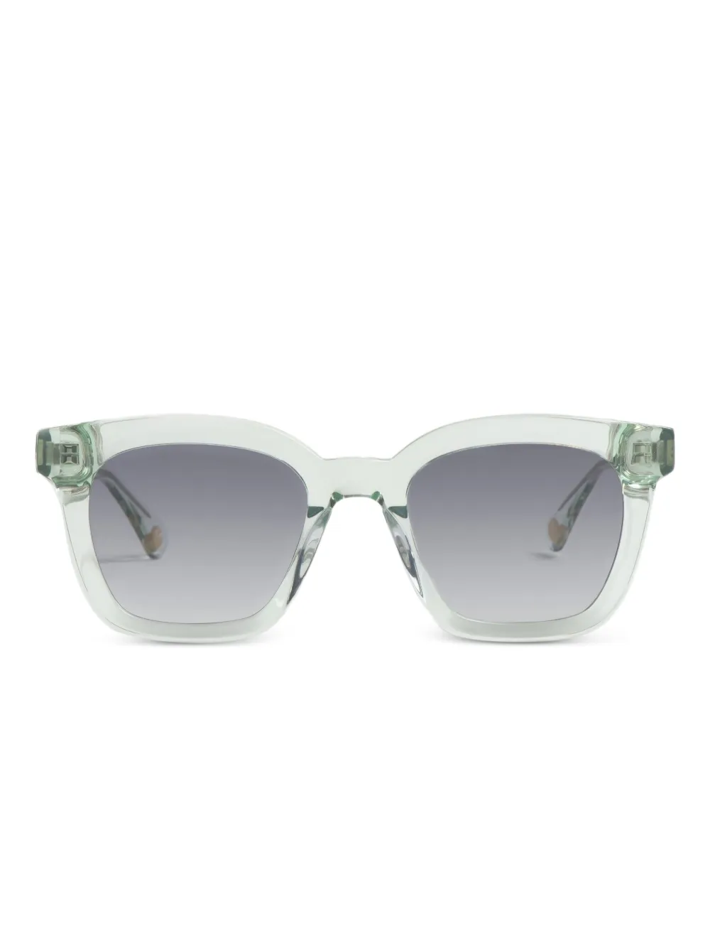 Peter & May Walk geometric-frame acetate sunglasses | Green | Image 1