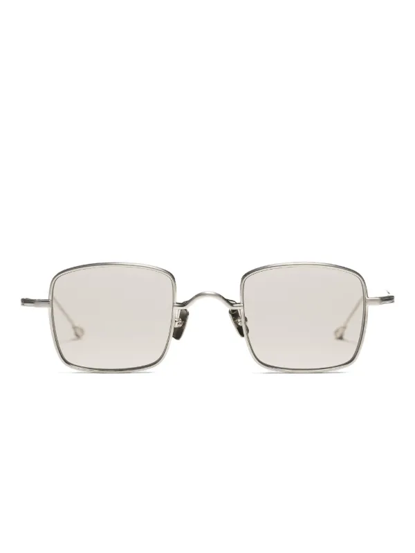 Peter & May Walk square-frame Titanium Sunglasses | Silver
