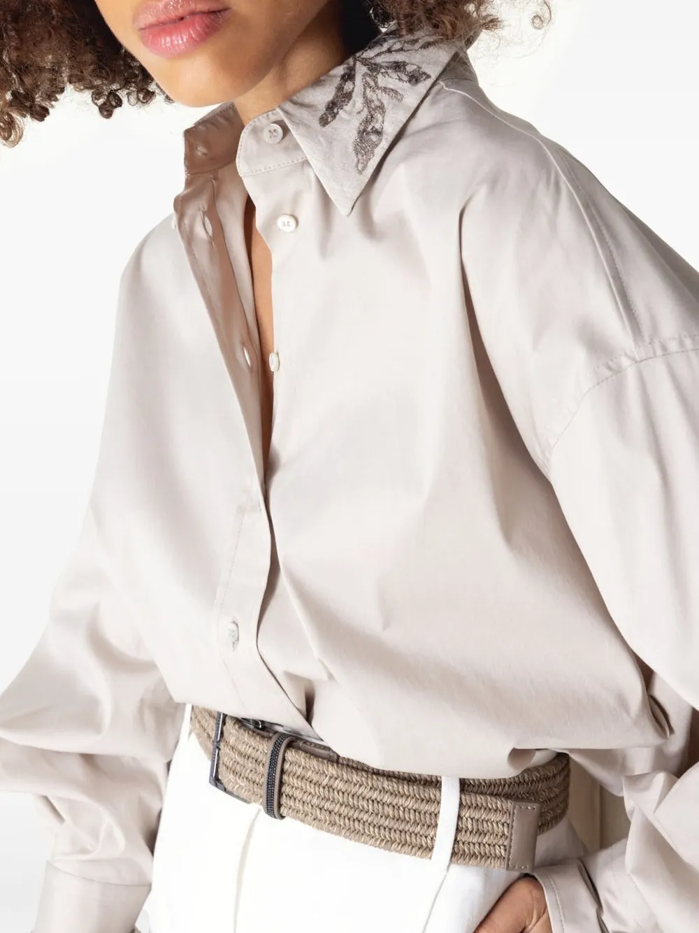 Brunello Cucinelli Herbarium shirt - Beige