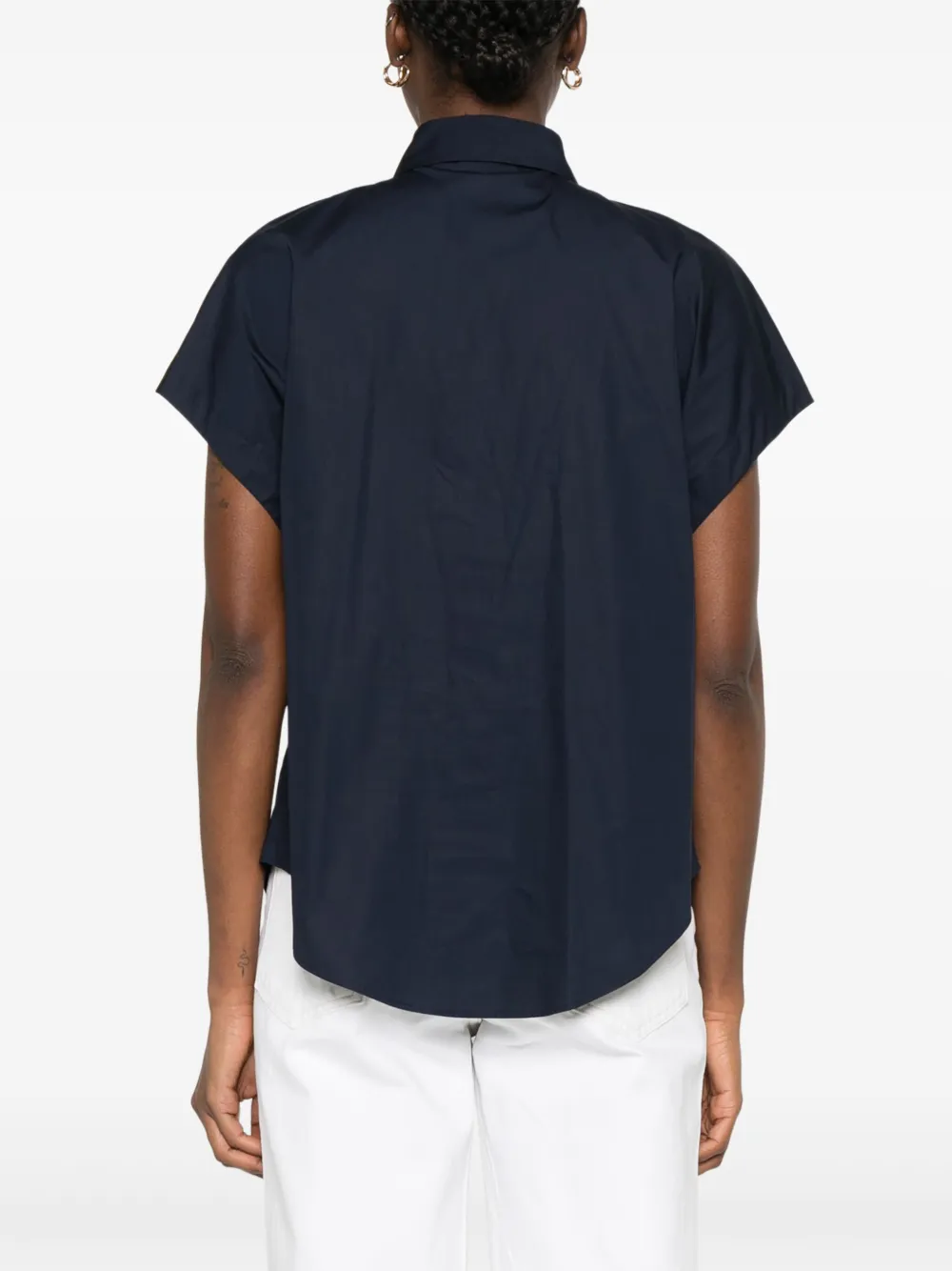Herno Katoenen blouse Blauw