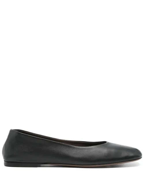 The Row ballerines en cuir - Noir - The Row - Modalova