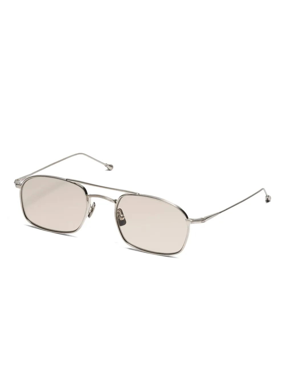 Peter & May Walk double-bridge rectangle sunglasses - Zilver