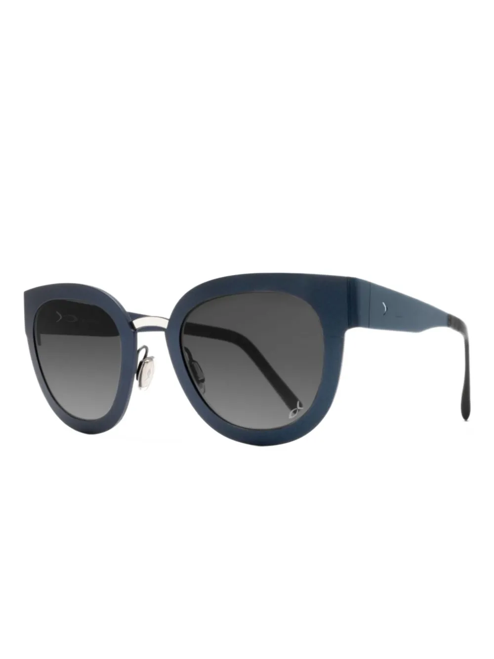Blackfin Zonnebril met rond montuur - Blauw