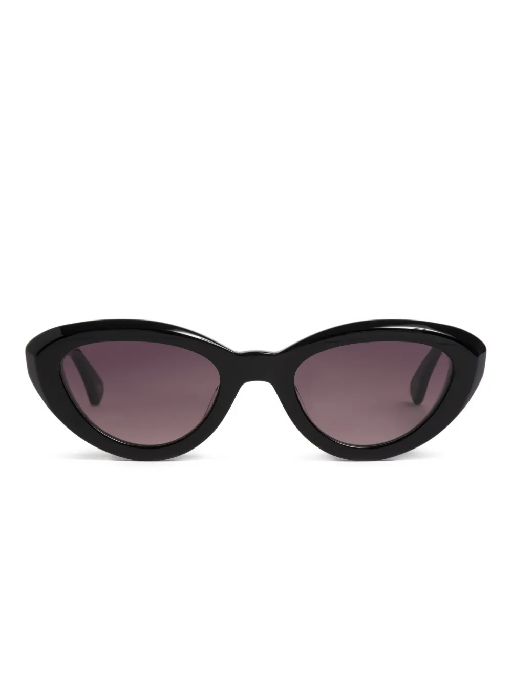 Peter & May Walk Her Name cat-eye frame acetate sunglasses | Black | Image 1