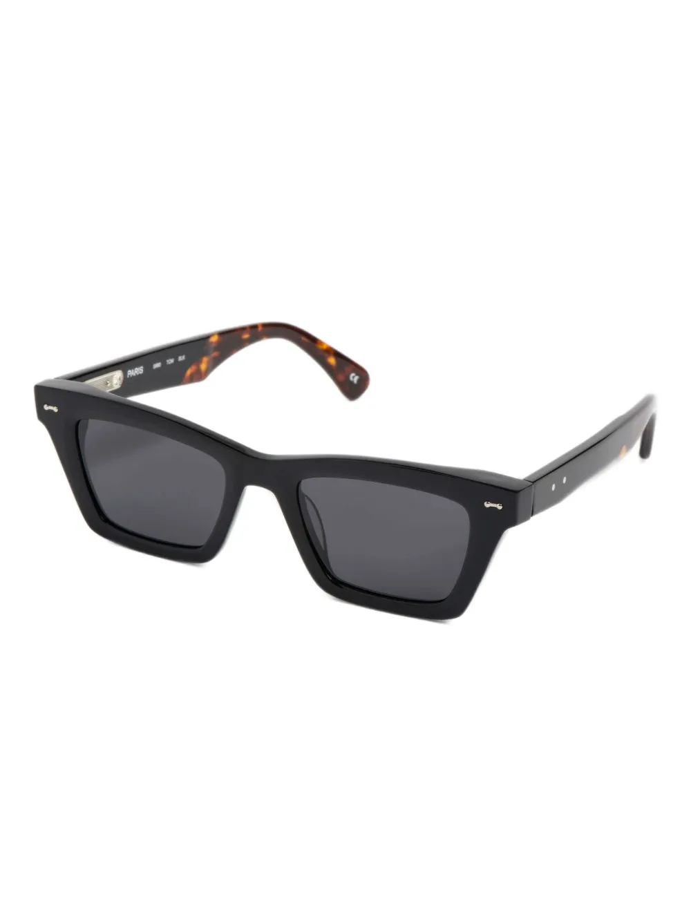 Peter & May Walk S90 Tom zonnebril met rechthoekig montuur - Zwart