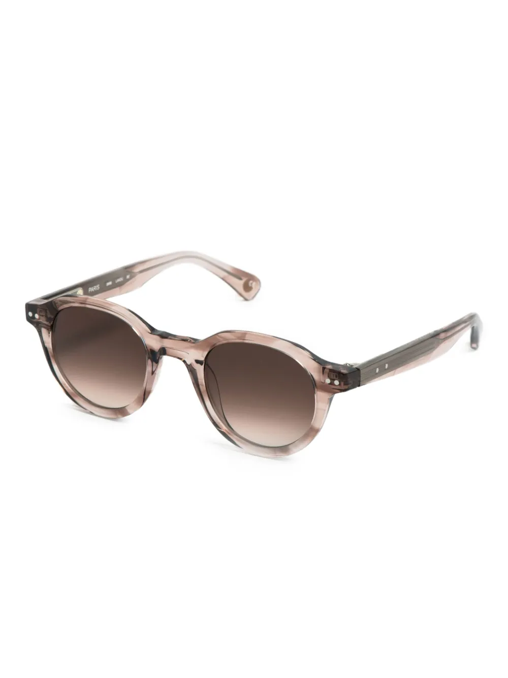 Peter & May Walk Lando zonnebril met rond montuur - Beige
