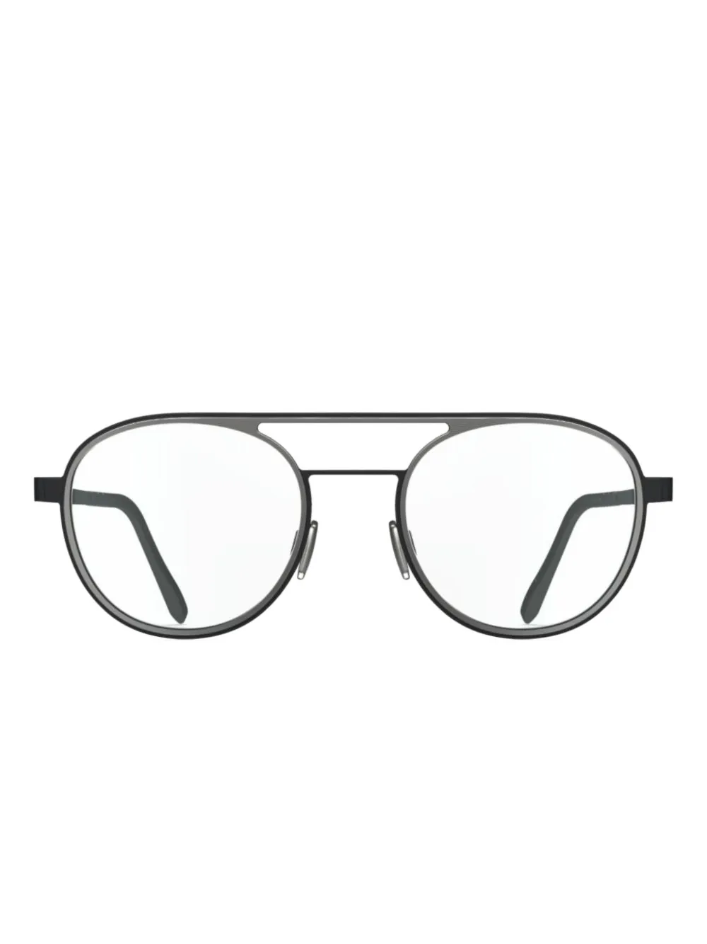 Blackfin round-frame glasses - Nero
