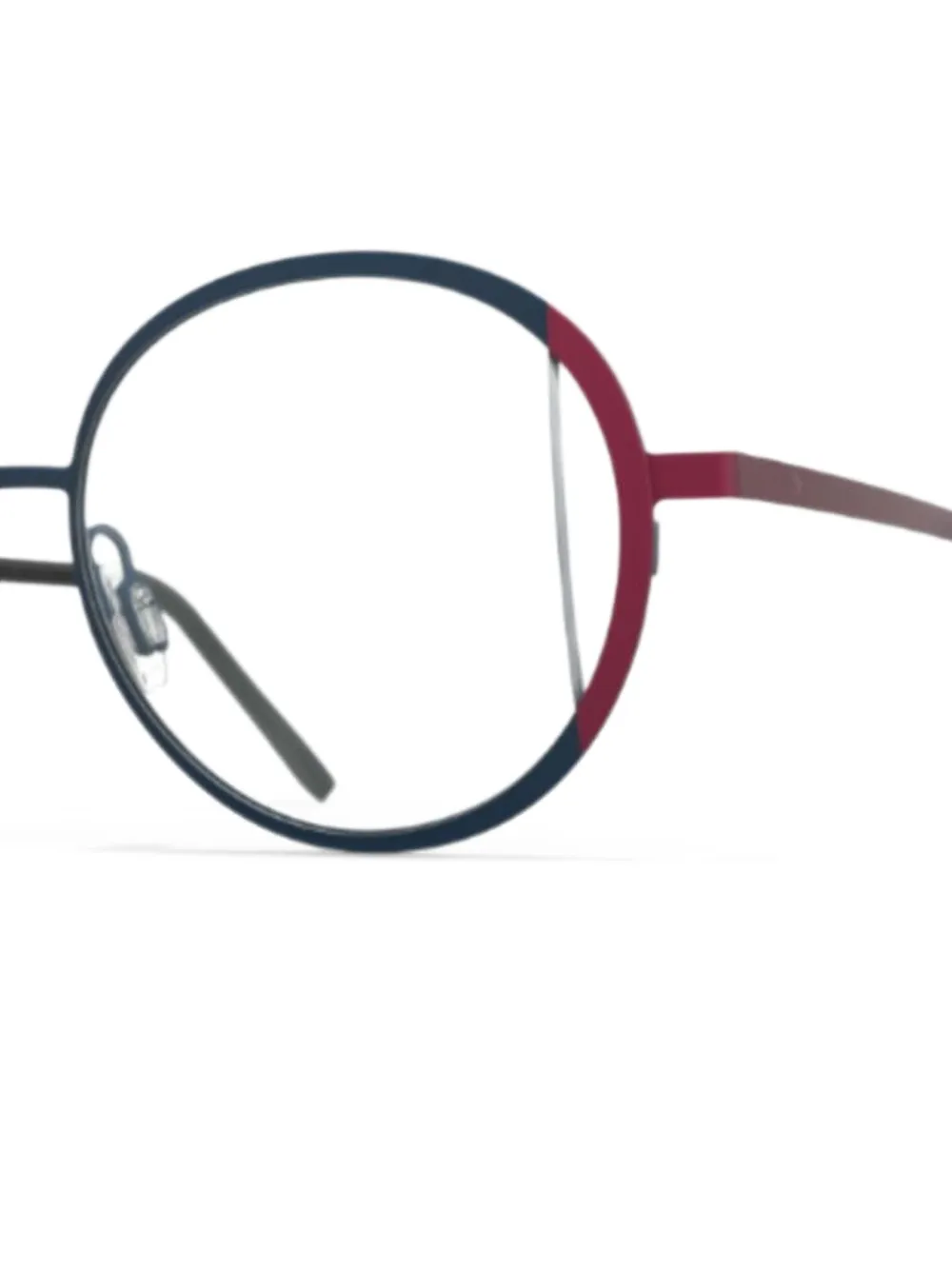  Blackfin Milos Round-frame Glasses - Blue 