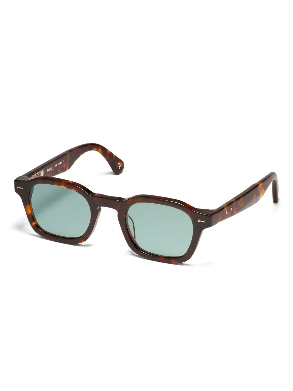 Peter & May Walk Hero zonnebril met vierkant montuur en schildpadschild-effect - Bruin